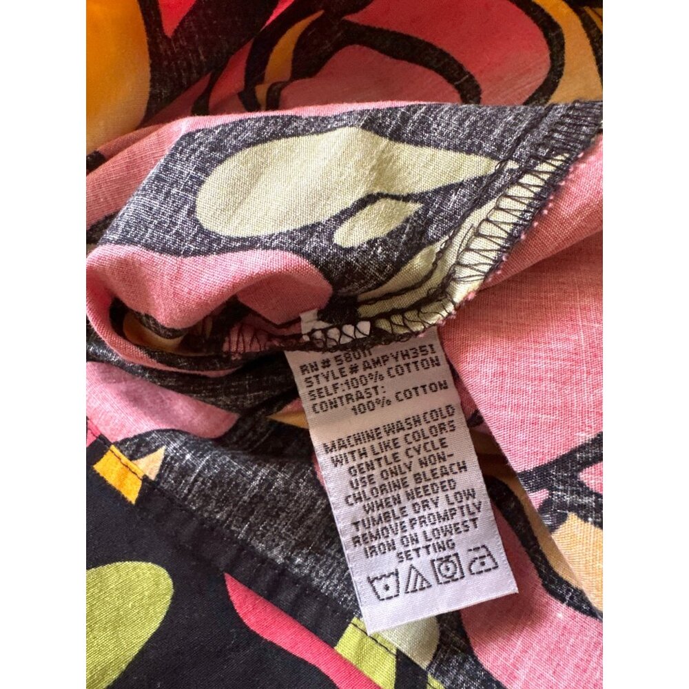 💖Sangria Womens 100% Cotton Floral Sundress Size 10 Multicolor - Picture 7 of 7